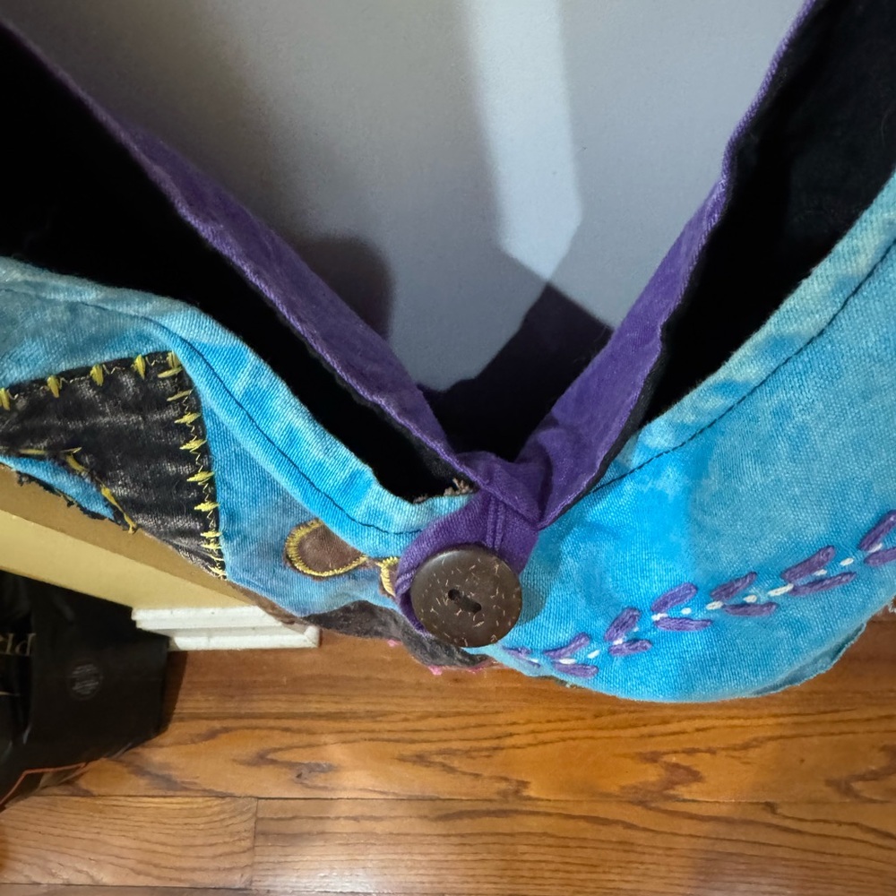 Colorful Boho Patchwork Shoulder Bag - image 5